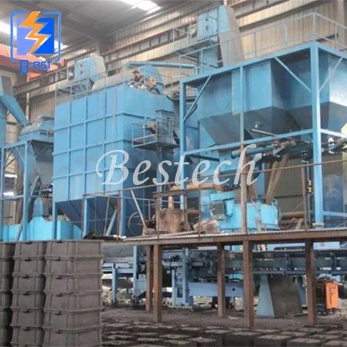 Foundry Green Sand Molding Production Line Full Automatic Cast Iron
