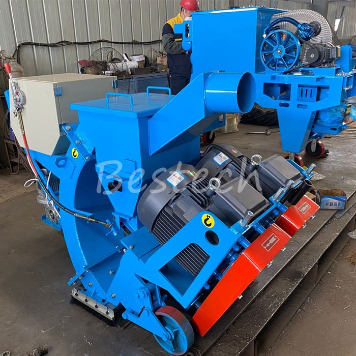 Steel Plate Bridge Deck Road Blasting Machine